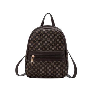 Casual Women Mini Brown Patterned Backpack